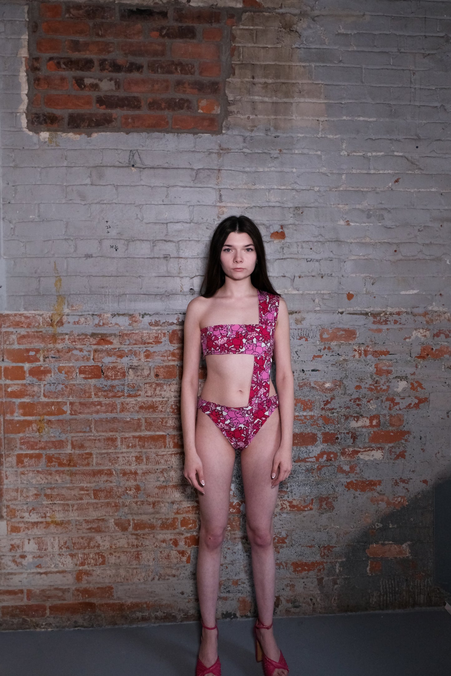 RAYA x Dutch Fonzie Vendetta Bear Print Bikini