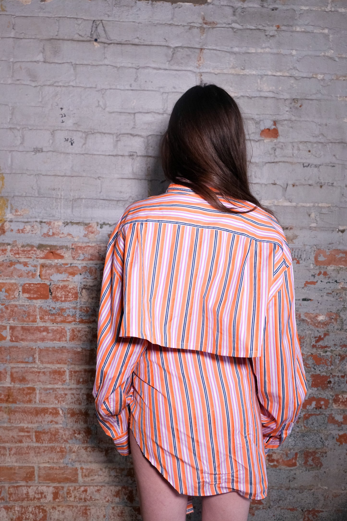 Two Piece Upcycled Button Down Set