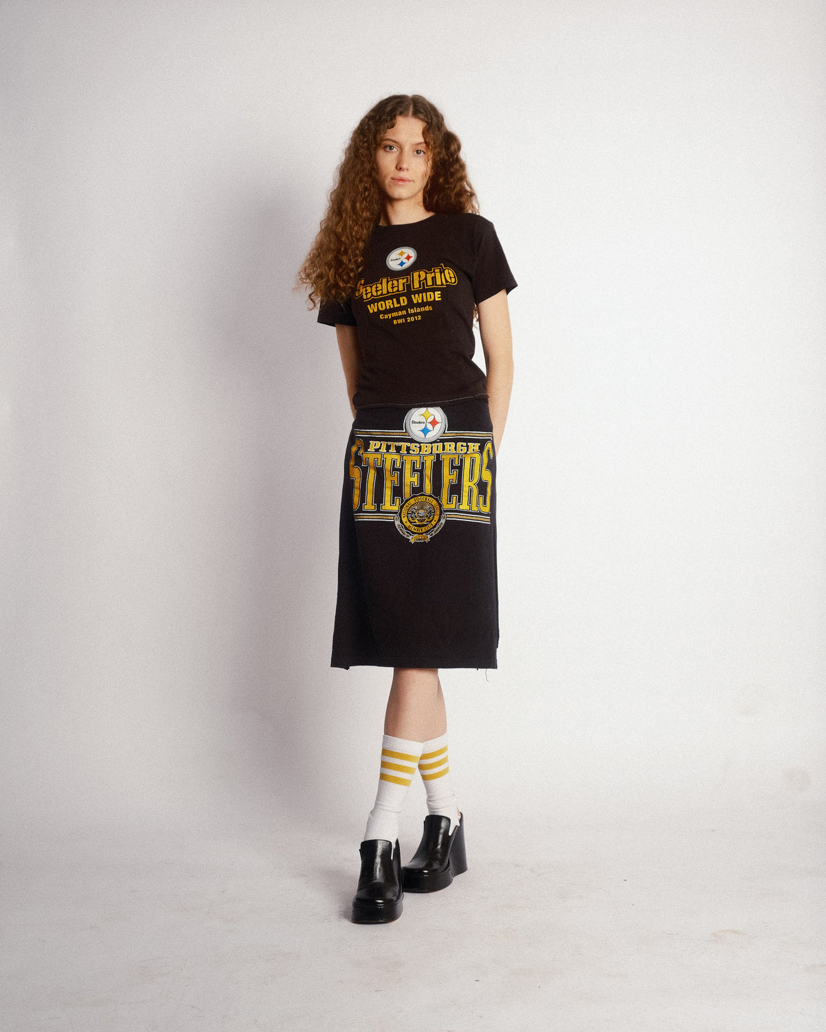 Pittsburgh Steelers Reworked Demi Long Skort