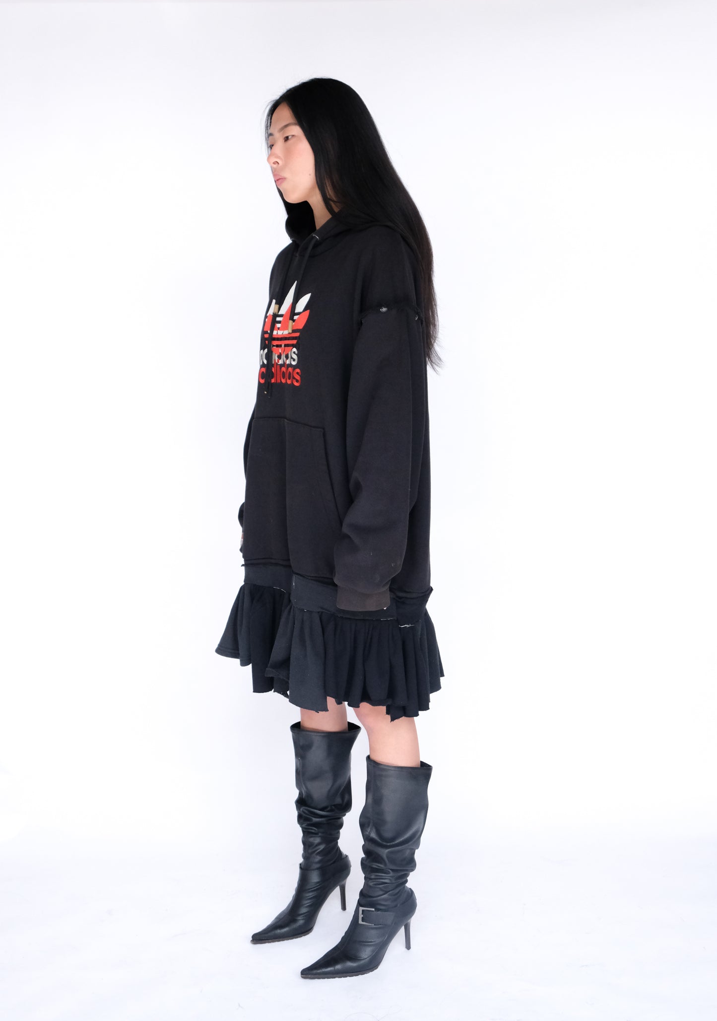Reworked Adidas Hoodie Dress