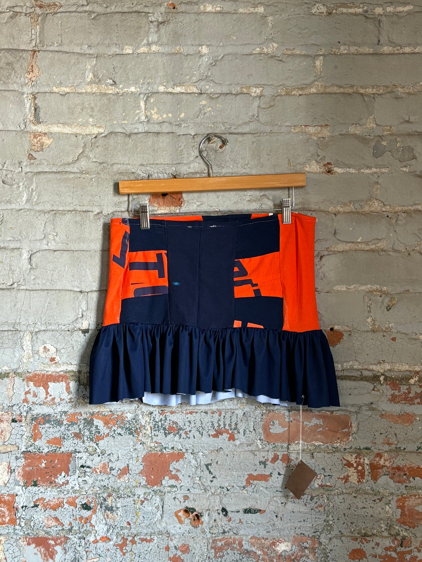 Detroit Tigers Mini Skirt Navy Flare