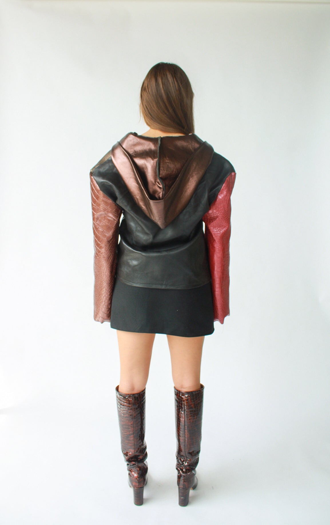1/1 HofR Leather Jacket with Hood