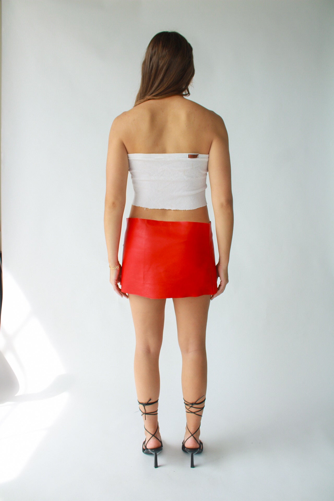 Demi Leather Mini Skirt