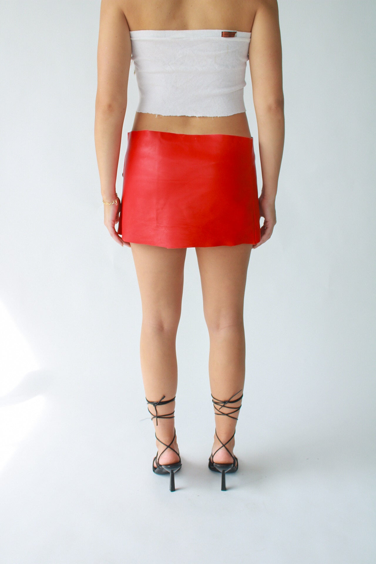 Demi Leather Mini Skirt