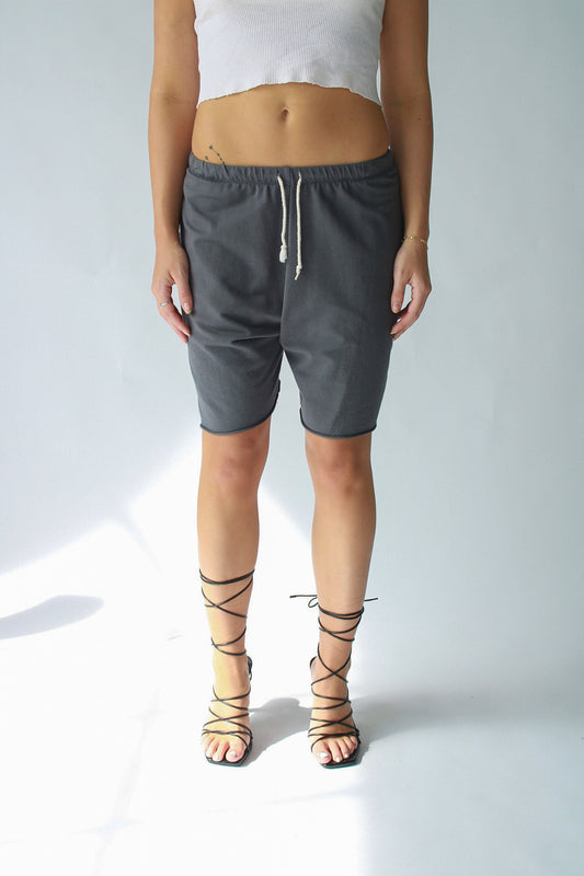 Grey Drawstring Short