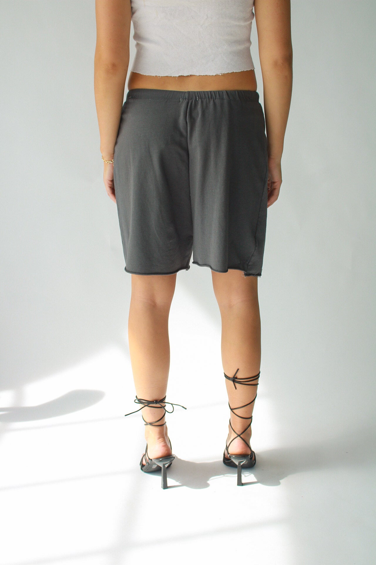 Grey Drawstring Short