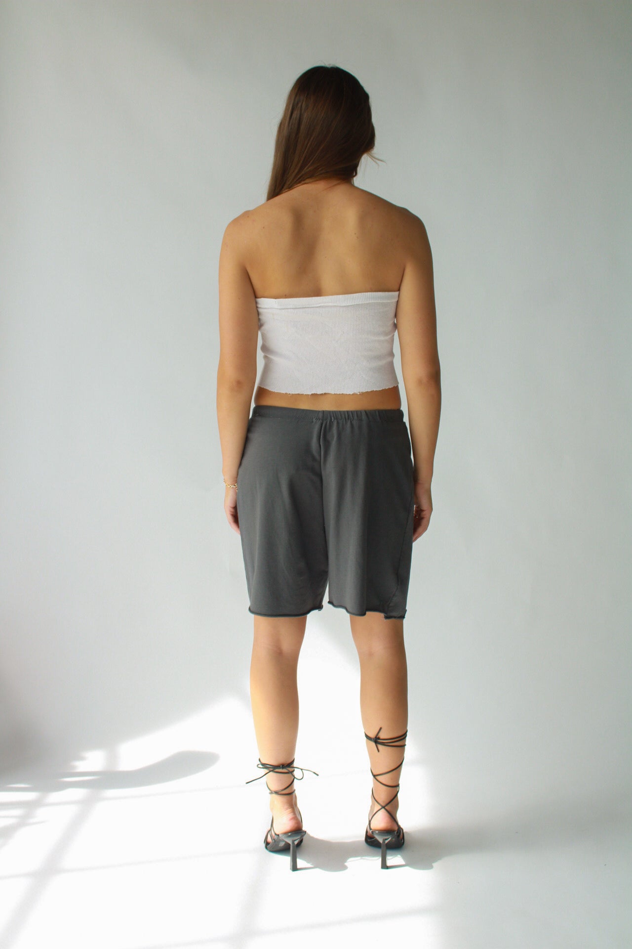 Grey Drawstring Short