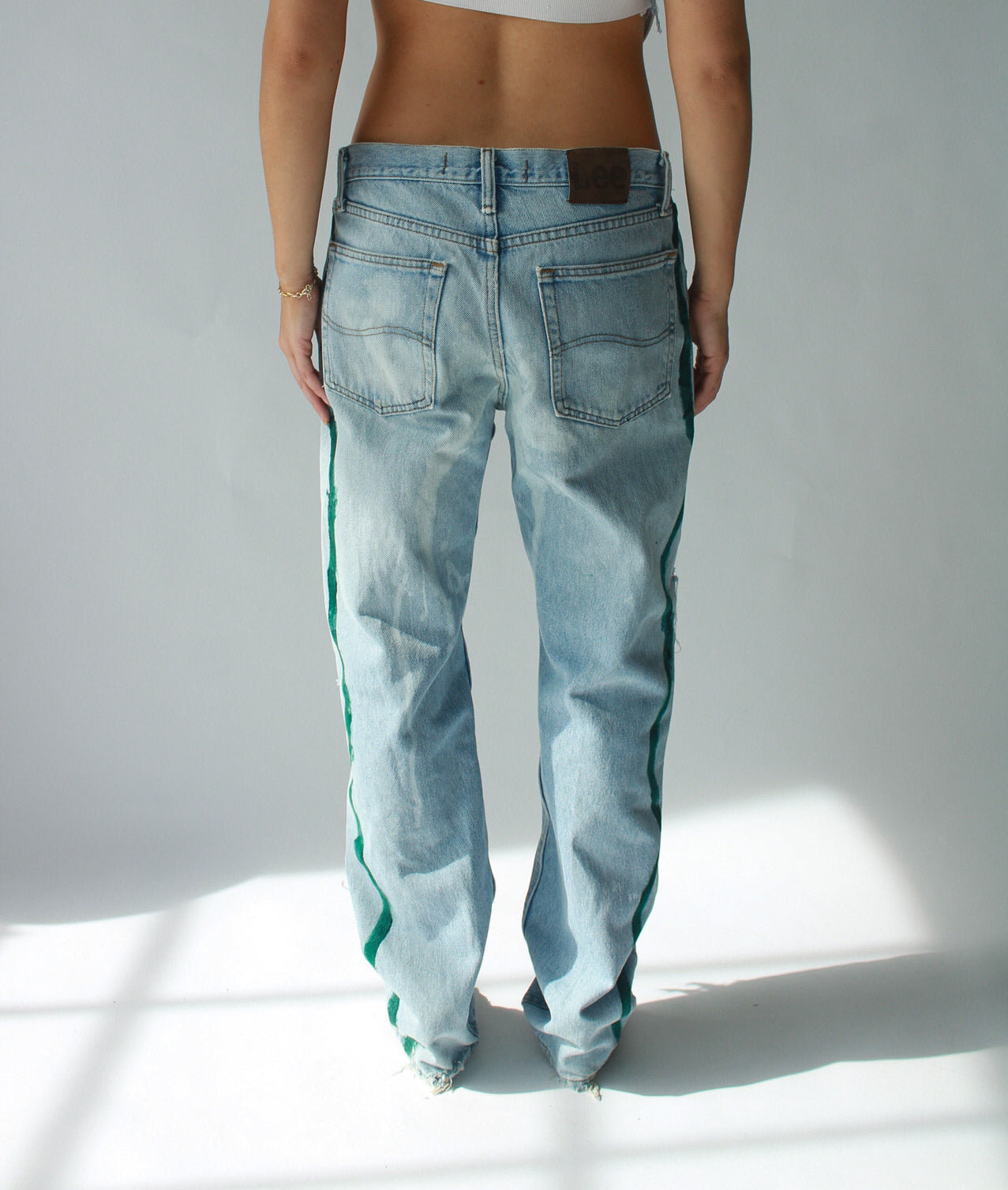 Vintage Painted Denim