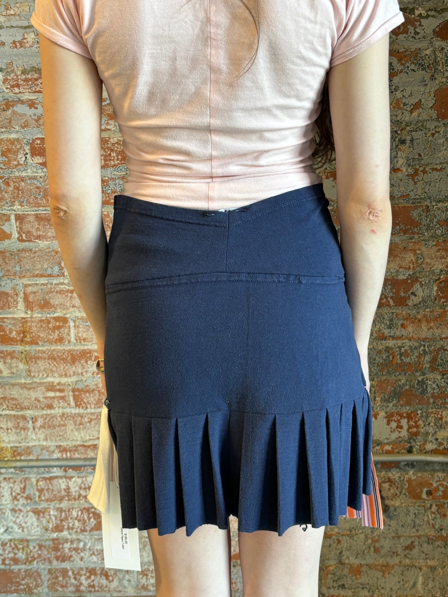 Detroit Tigers Up-cycled Pleated Skirt