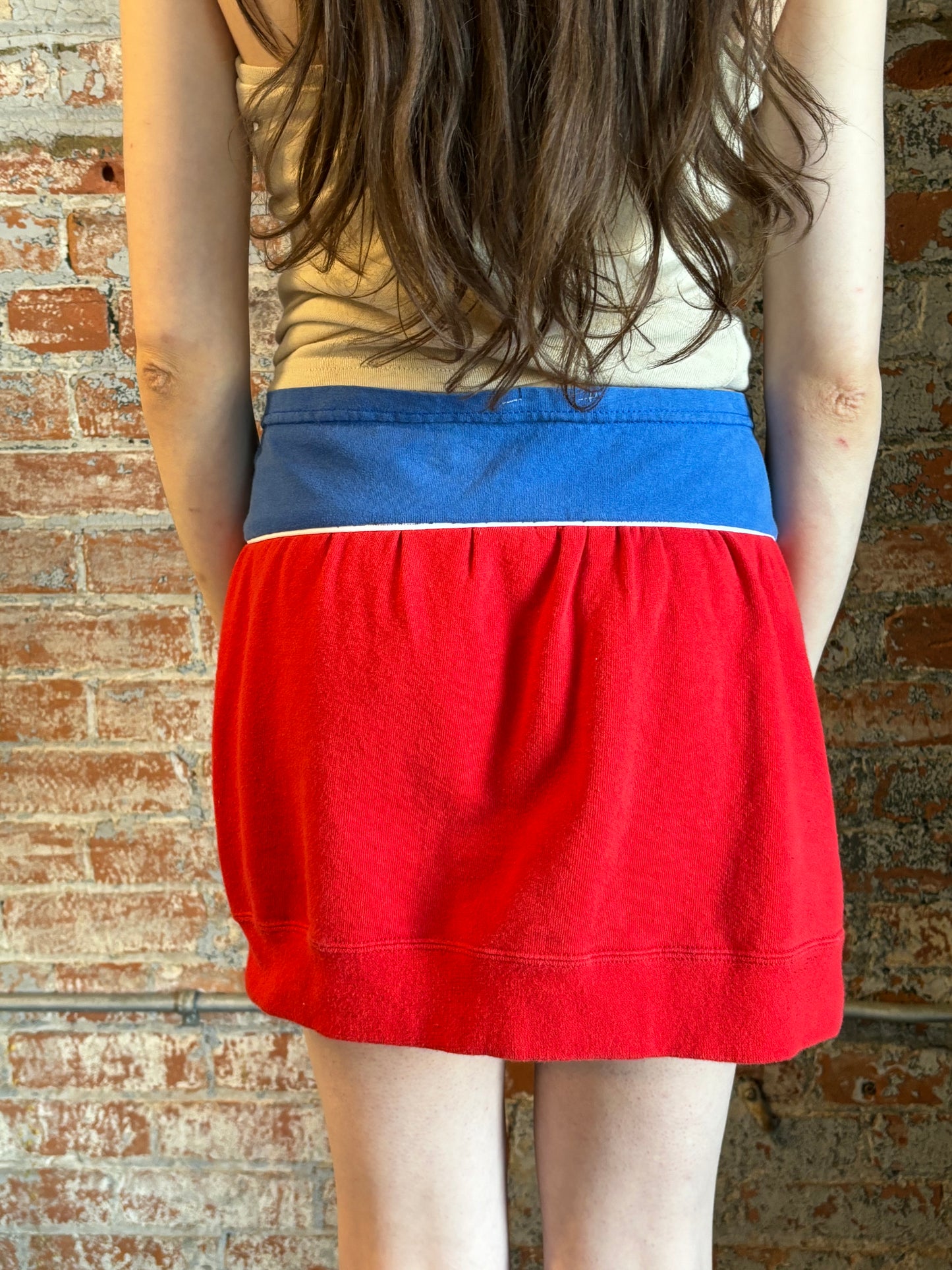 Detroit Pistons Up-cycled Sweat Skirt