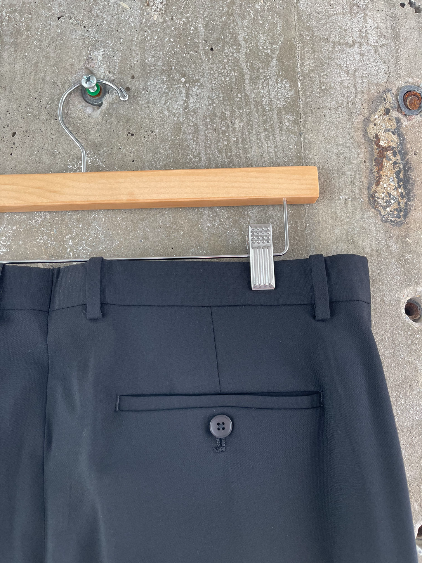 Theory Black Uomo Suit Pants