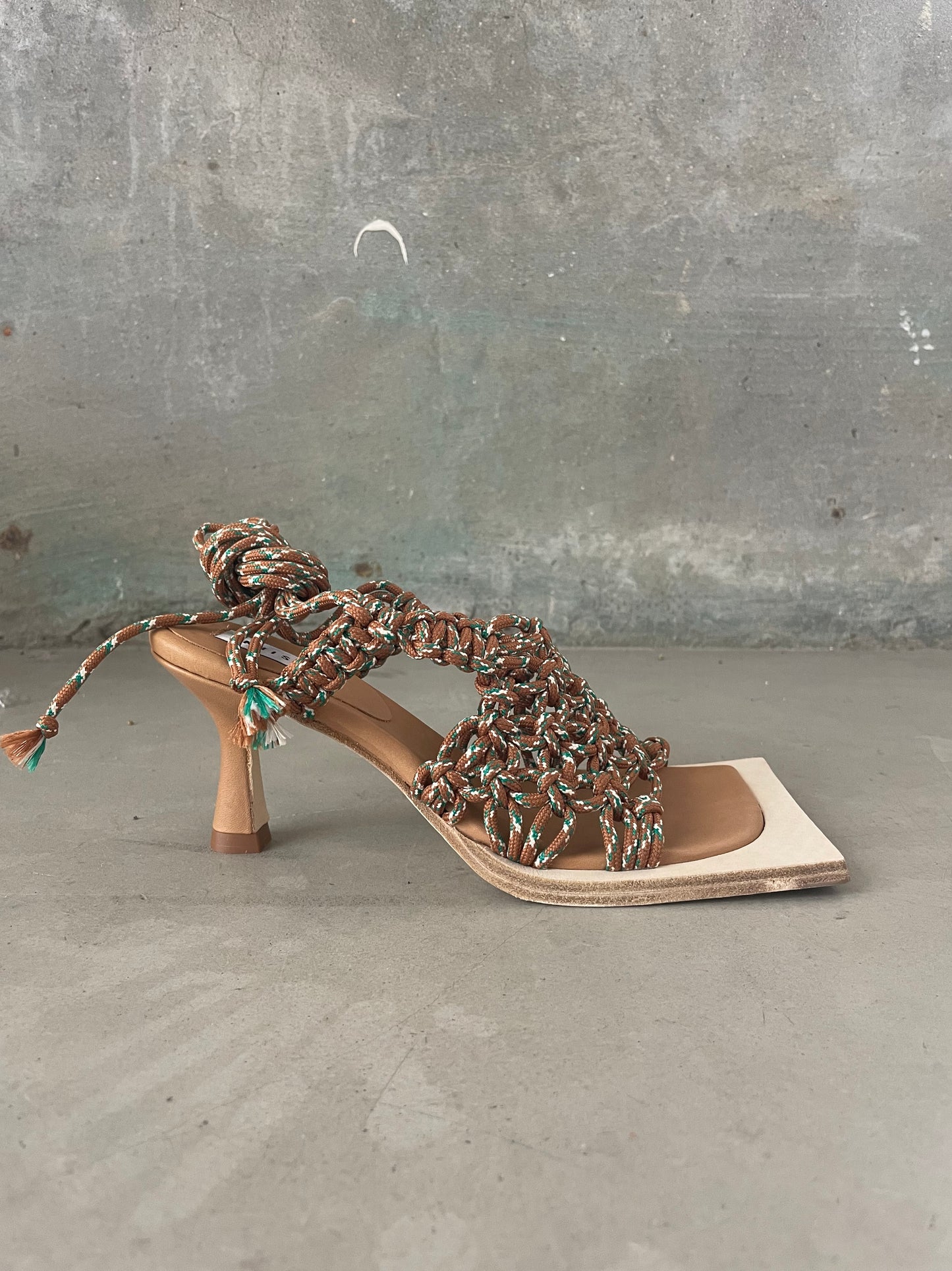 Miista Sundray Amber & Monte Carlo Green Sandals