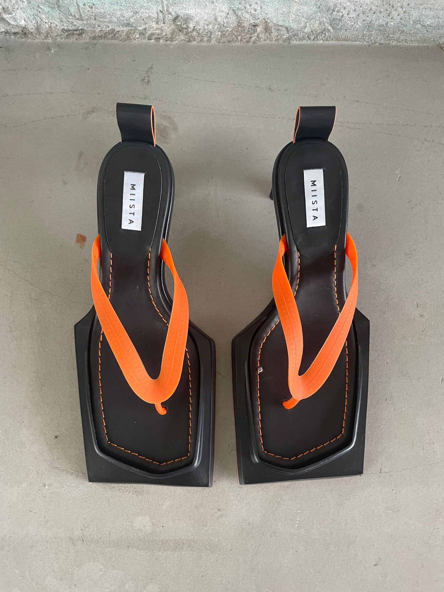 Joyce Deep Orange Sandals