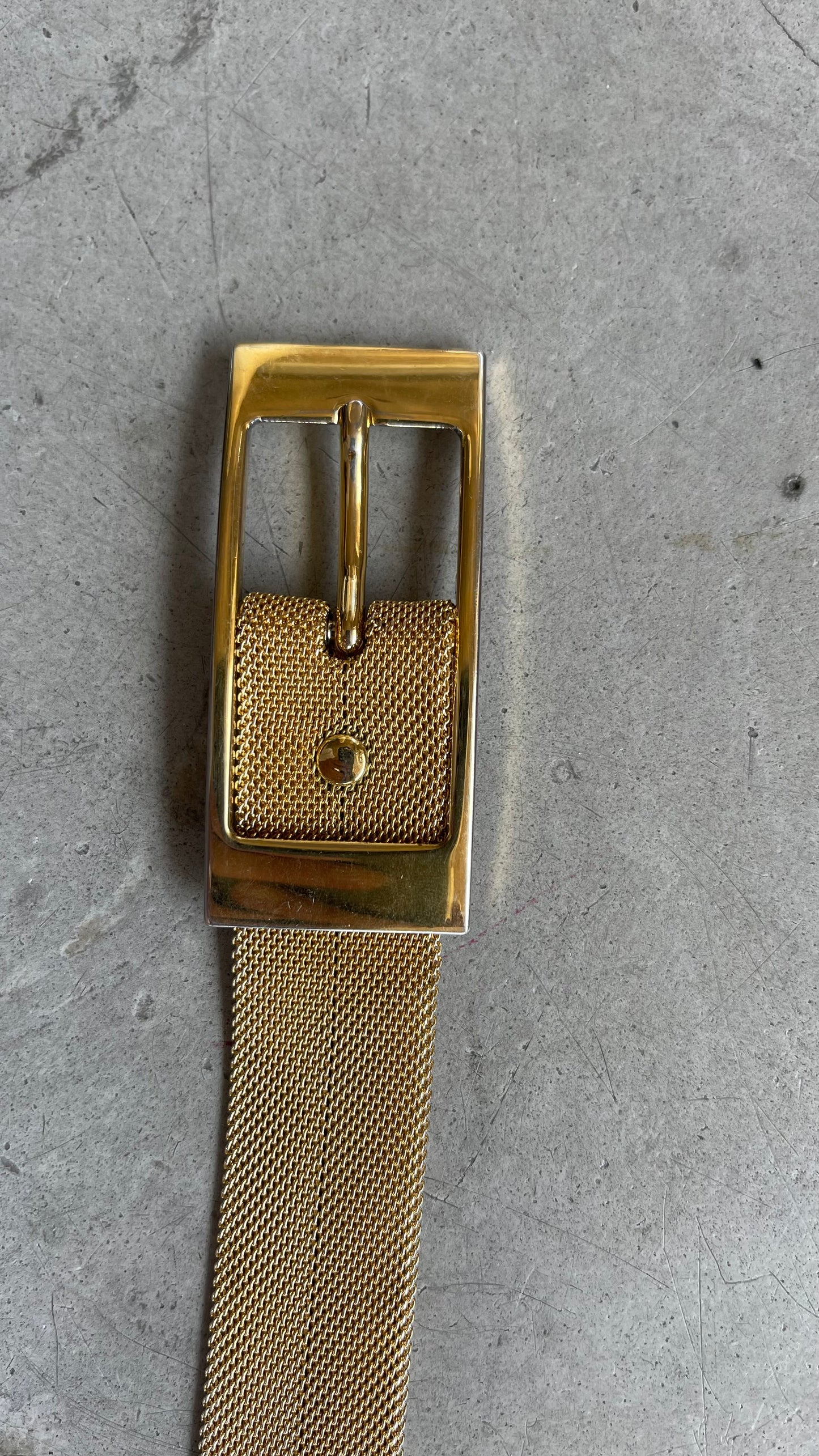 Sleek Gold Belt