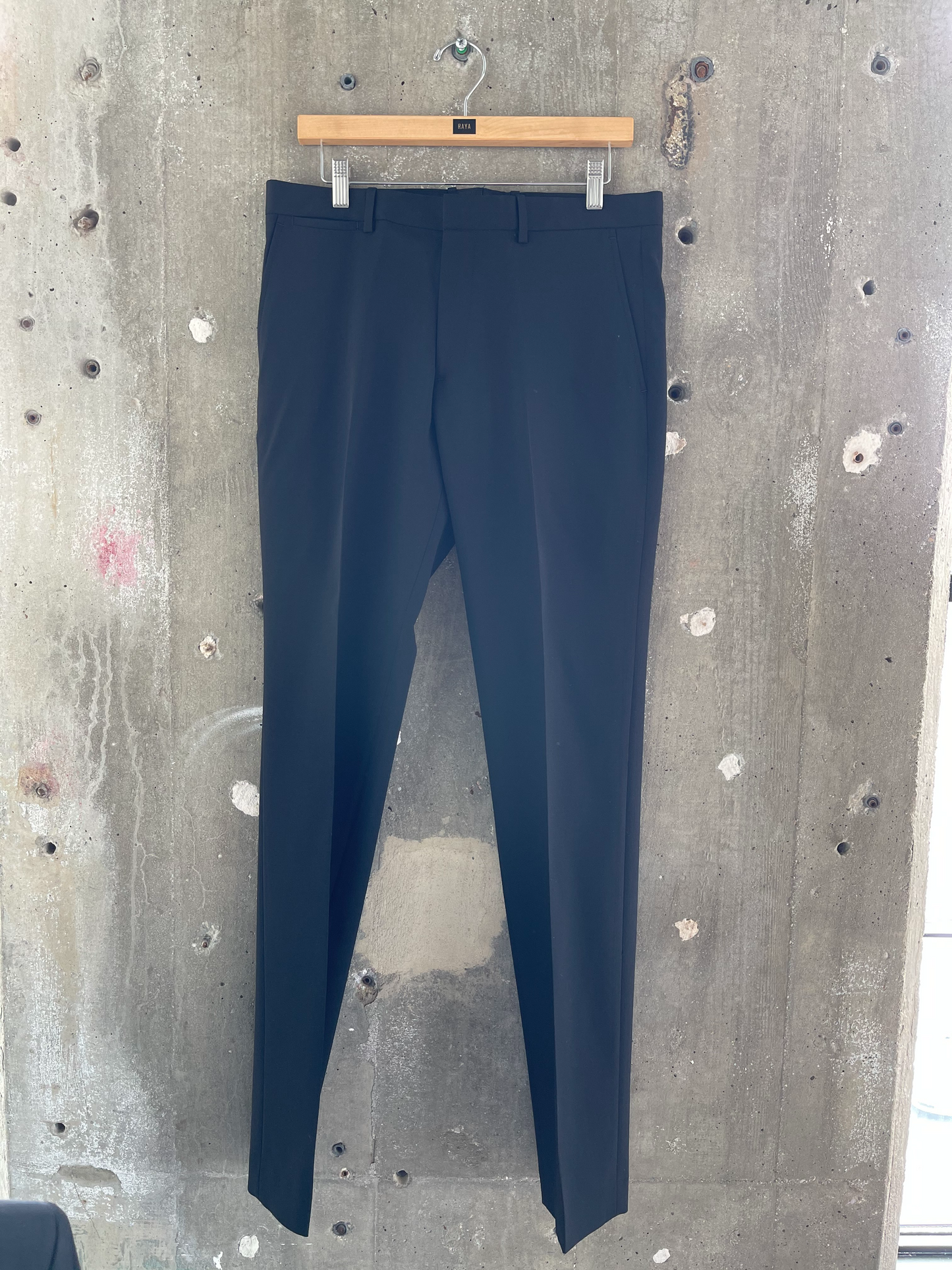 Theory Black Uomo Suit Pants