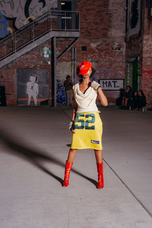 #52 Yellow Jersey Skirt