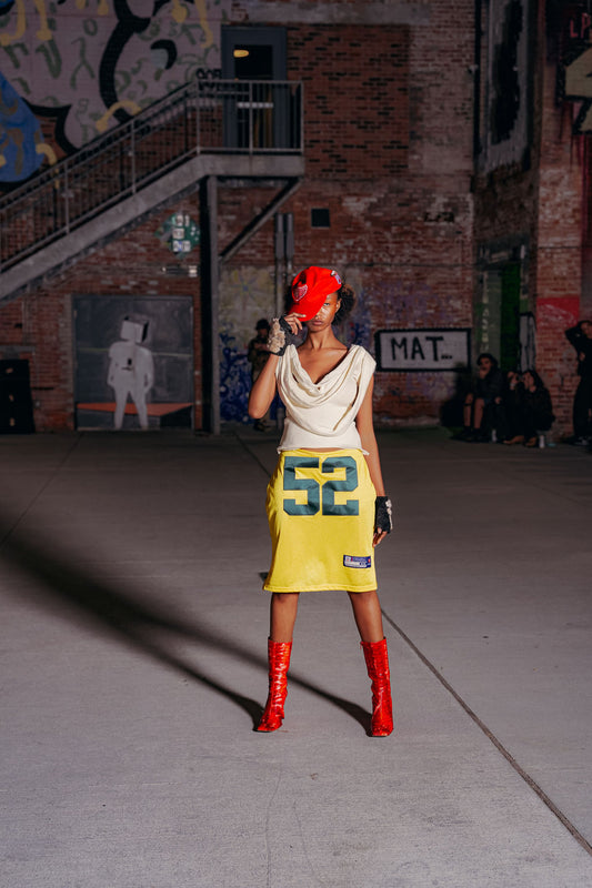 #52 Yellow Jersey Skirt