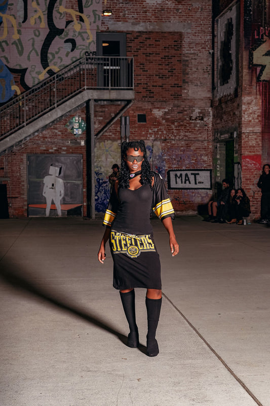 Pittsburgh Steelers Reworked Demi Long Skort