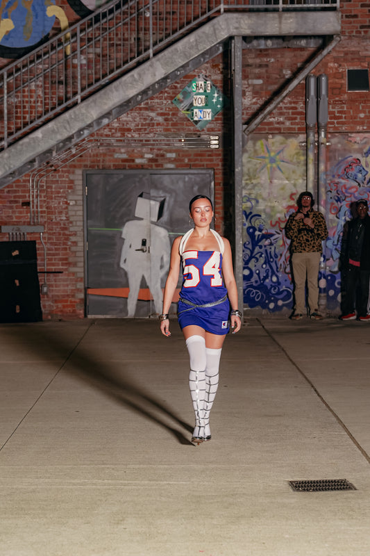 Buffalo Bills Jersey Halter Dress