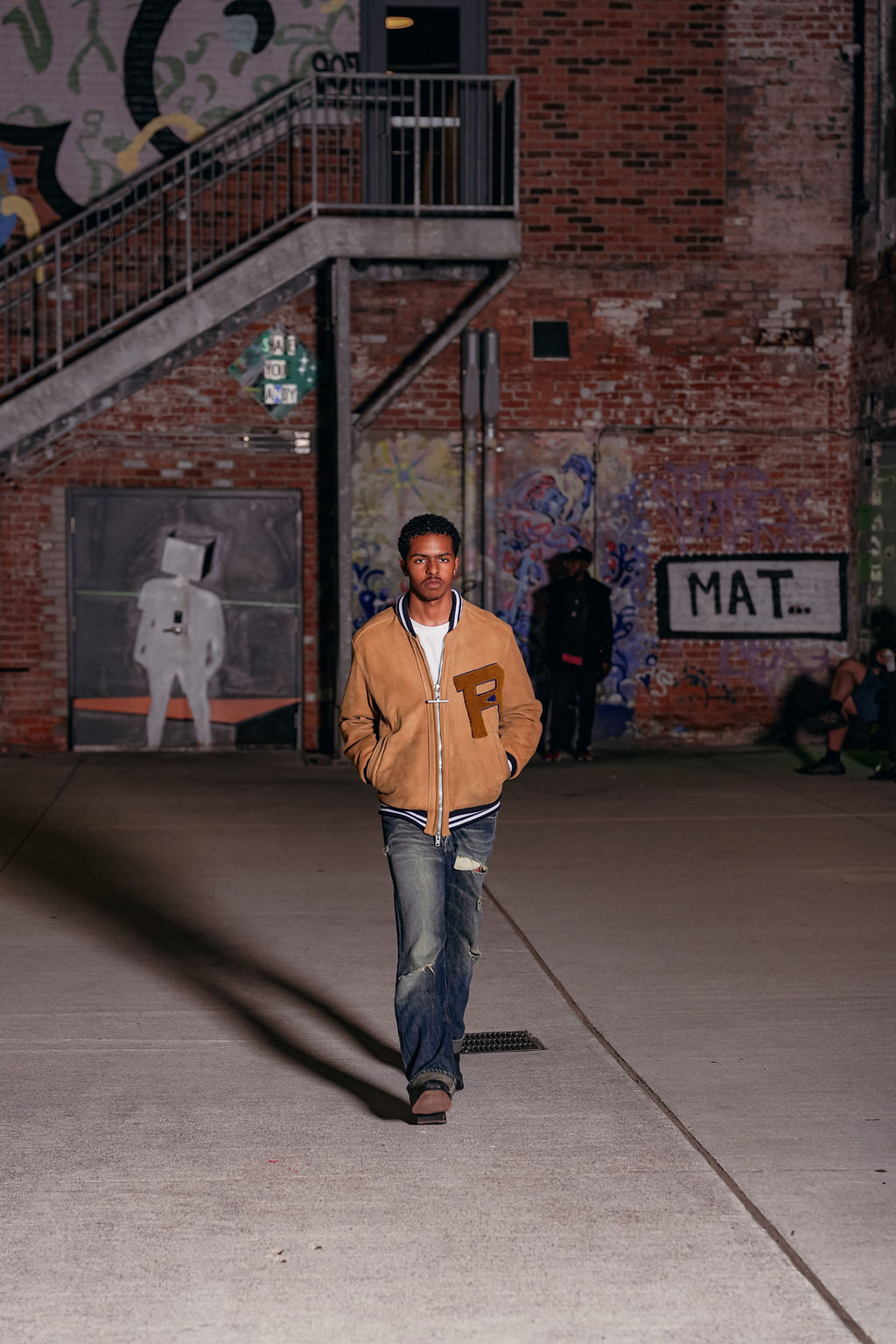 RAYA Varsity Suede Jacket
