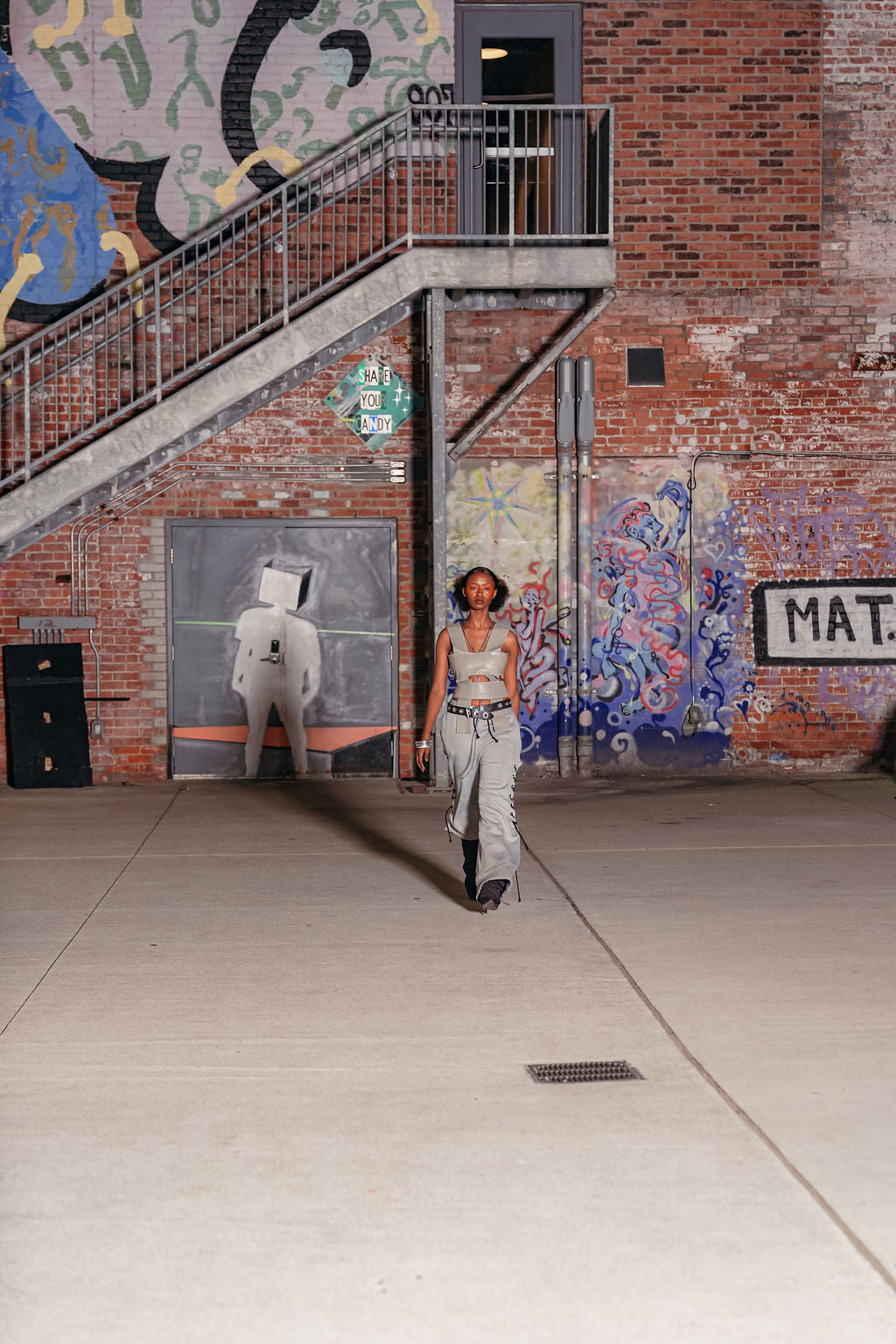 Grommet Sweat Pants