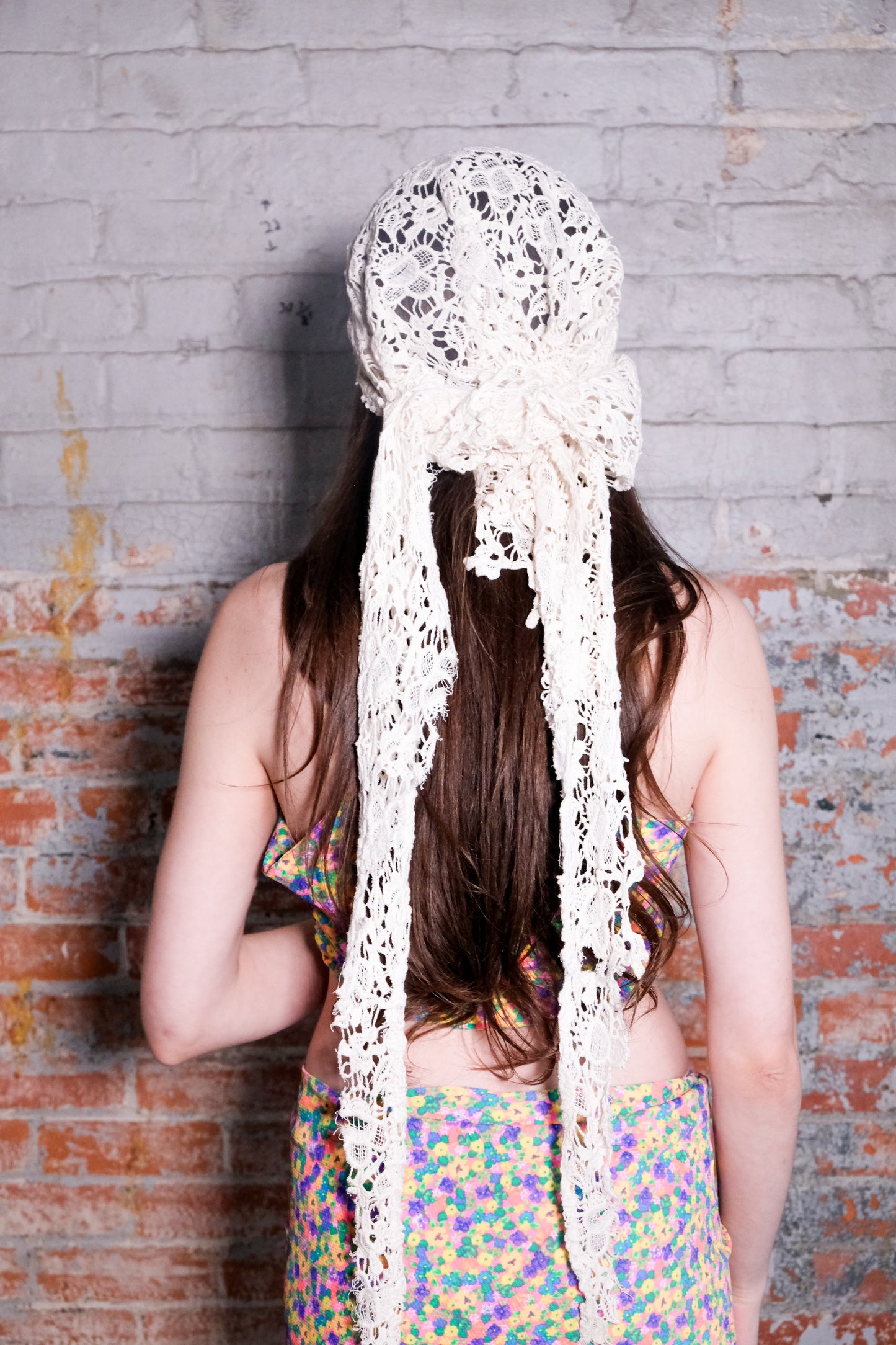 Cream Crochet Sarong
