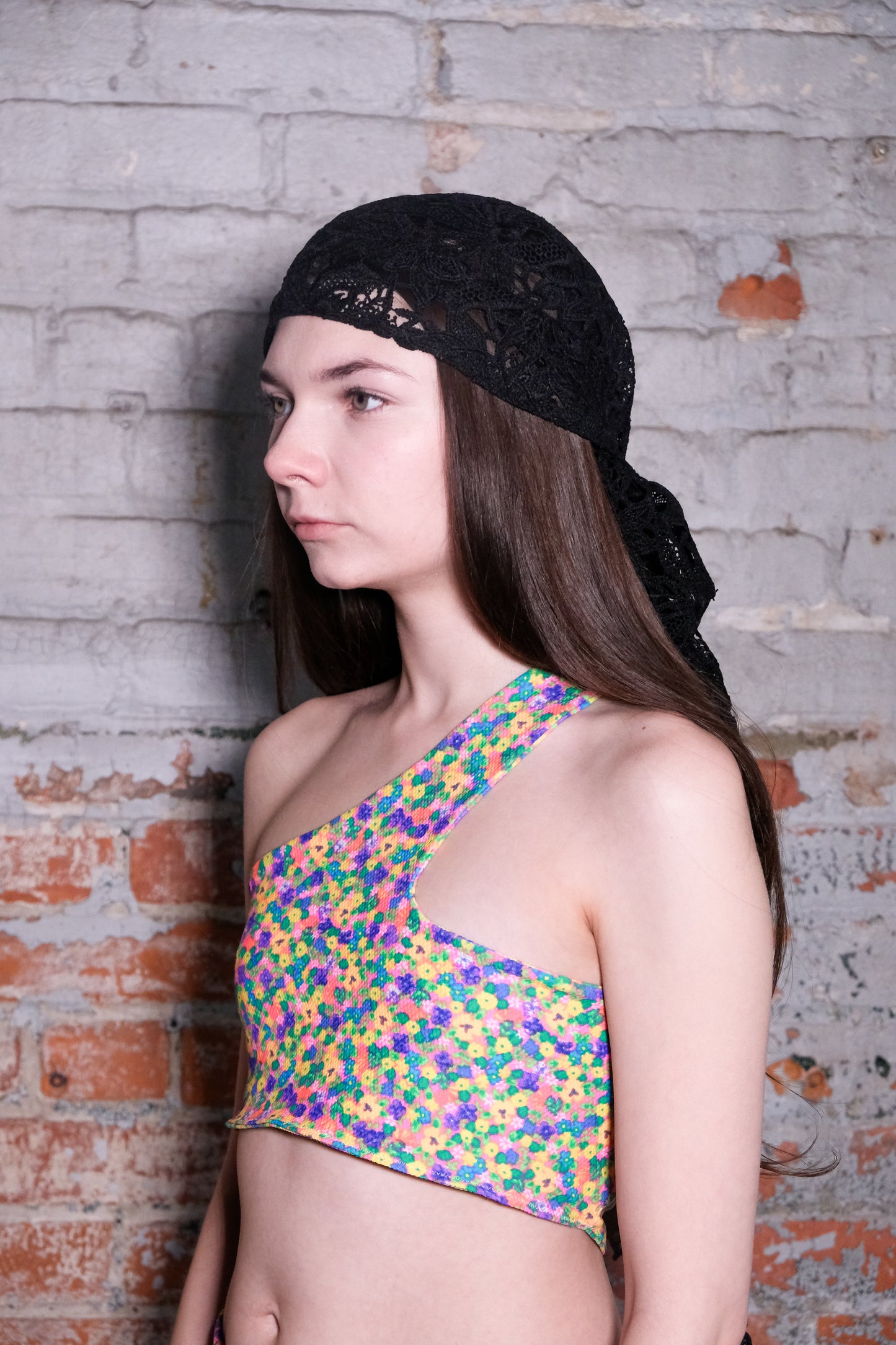 Black Crochet Sarong