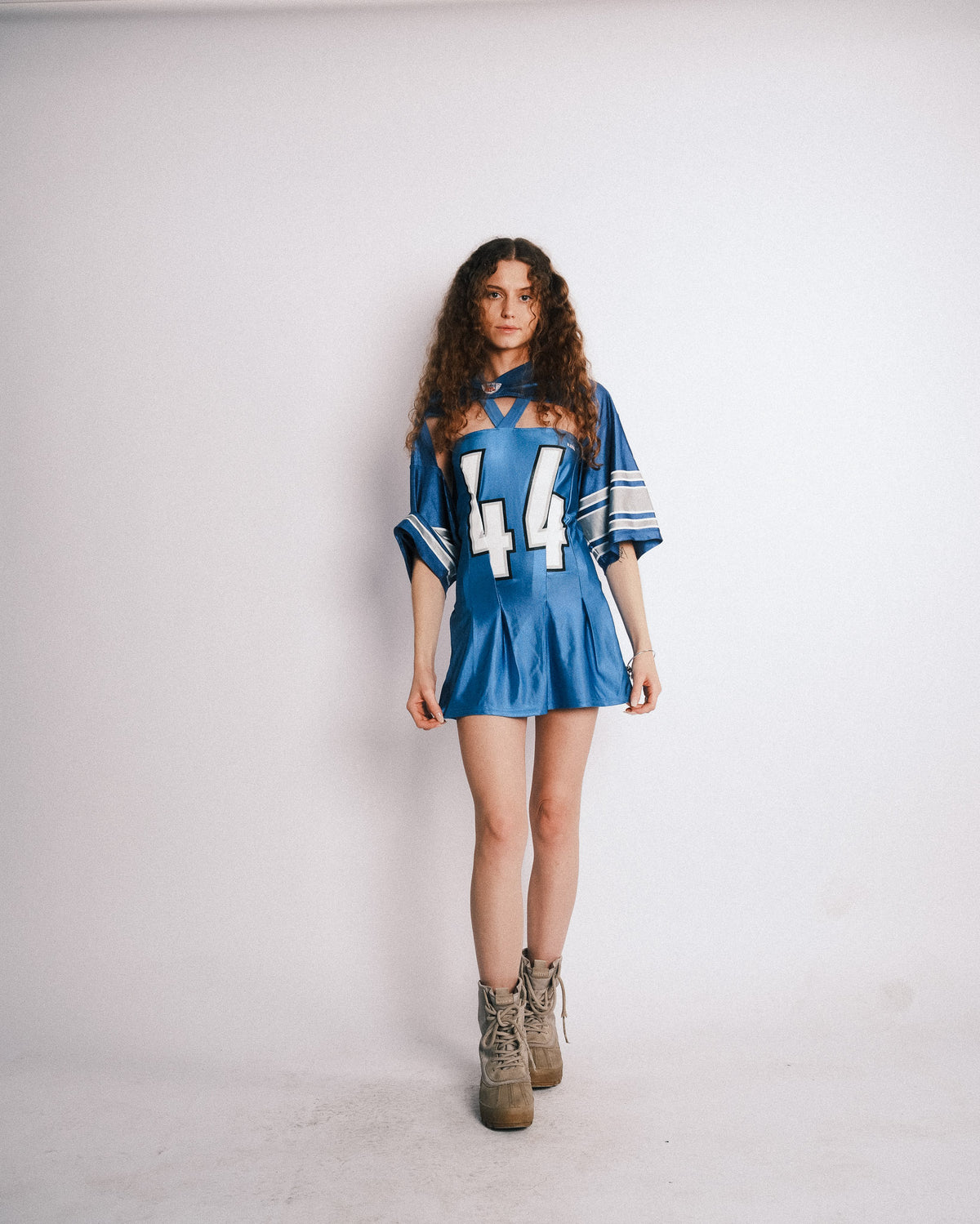 Detroit Lions Jersey Dress Reconstructed
