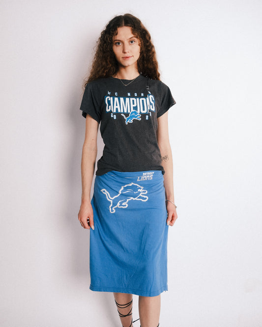 Detroit Lions Reworked Demi Long Skort