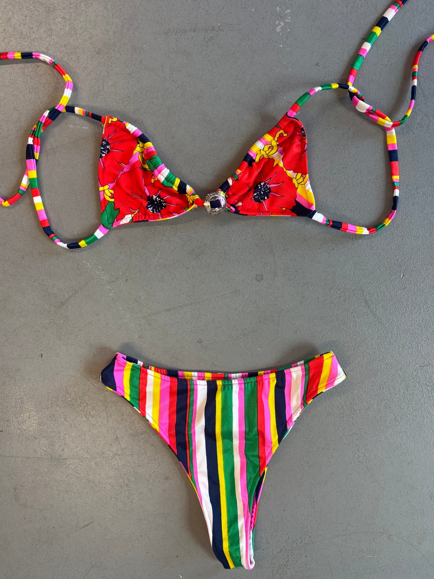 RAYA x Dutch Fonzie Pin Stripe Bikini