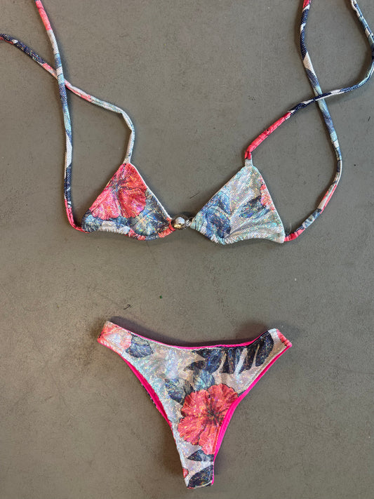 Blue sparkle bikini