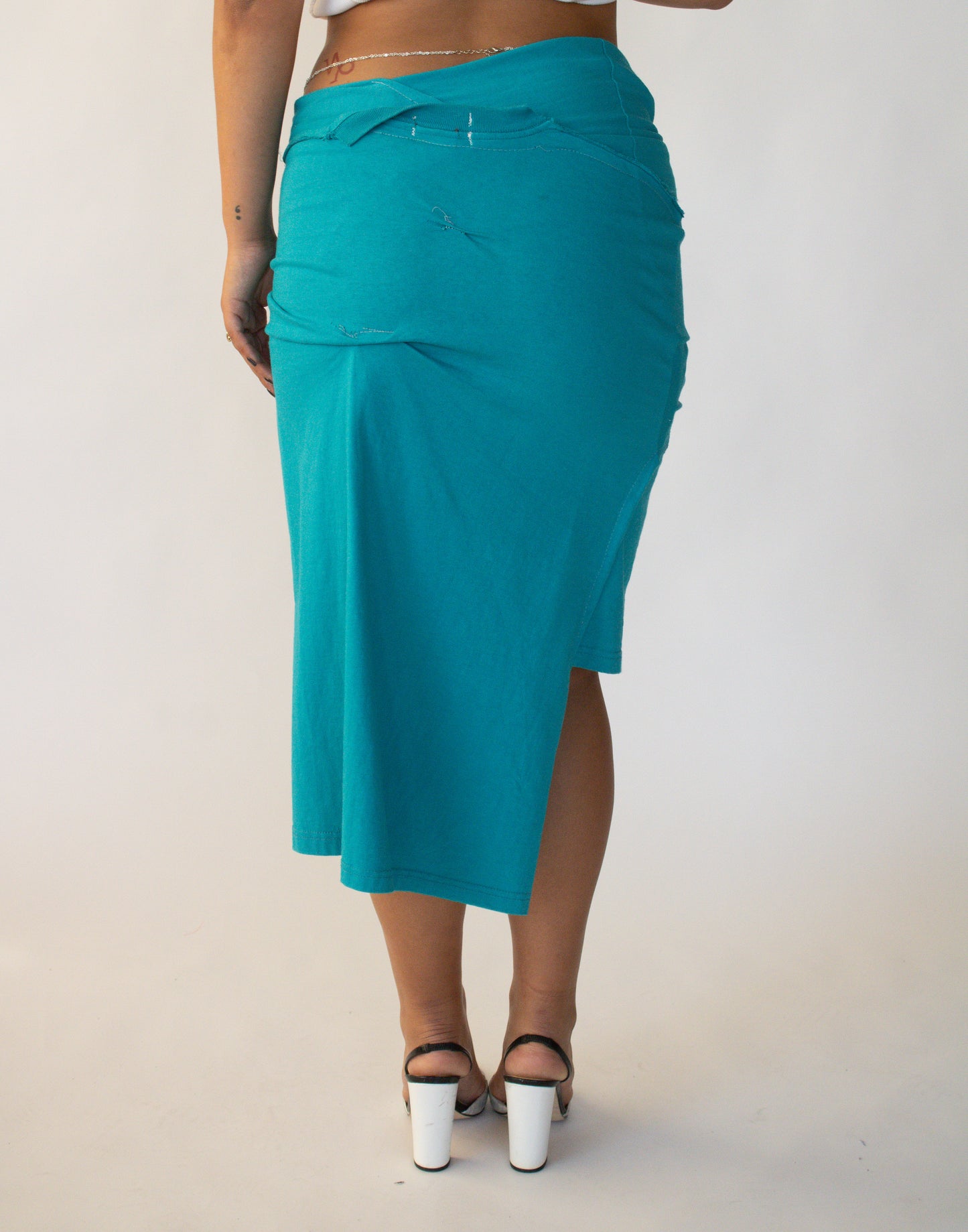 Turquoise Raya Logo T skirt