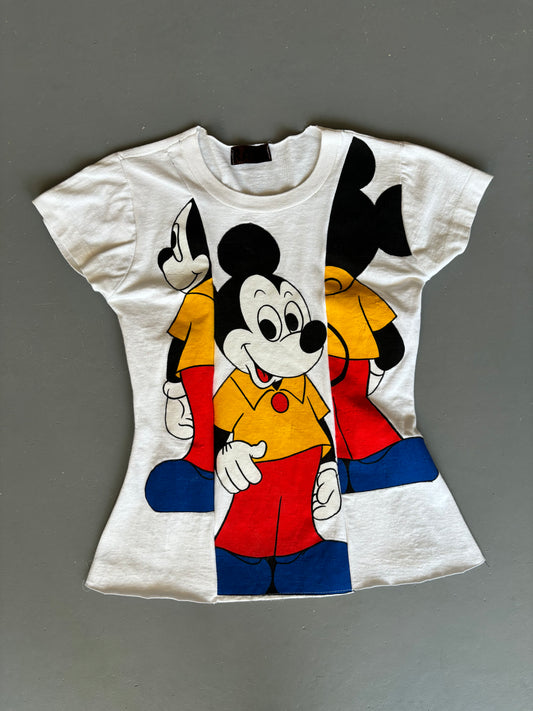 Reworked Mickey Mouse Bodice T