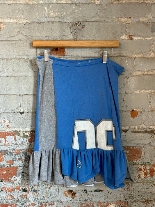 Detroit Lions Mini Skirt Grey Flare