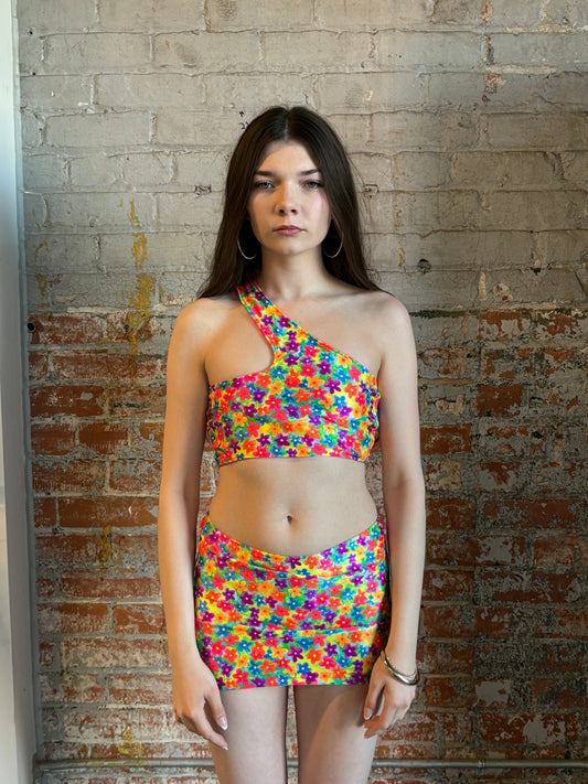RAYA x Dutch Fonzie Stella Multi-Color Flower Bikini Top