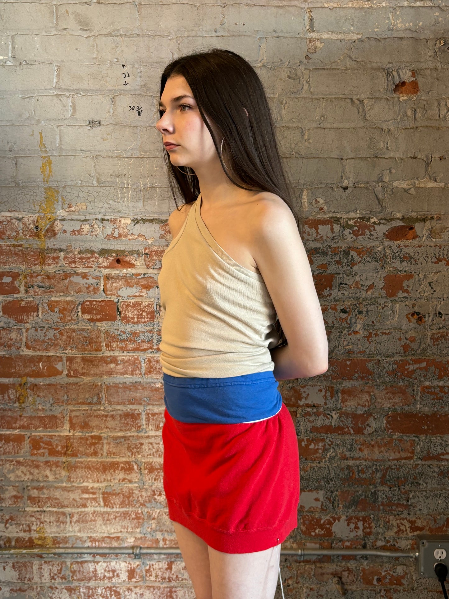 Detroit Pistons Up-cycled Sweat Skirt