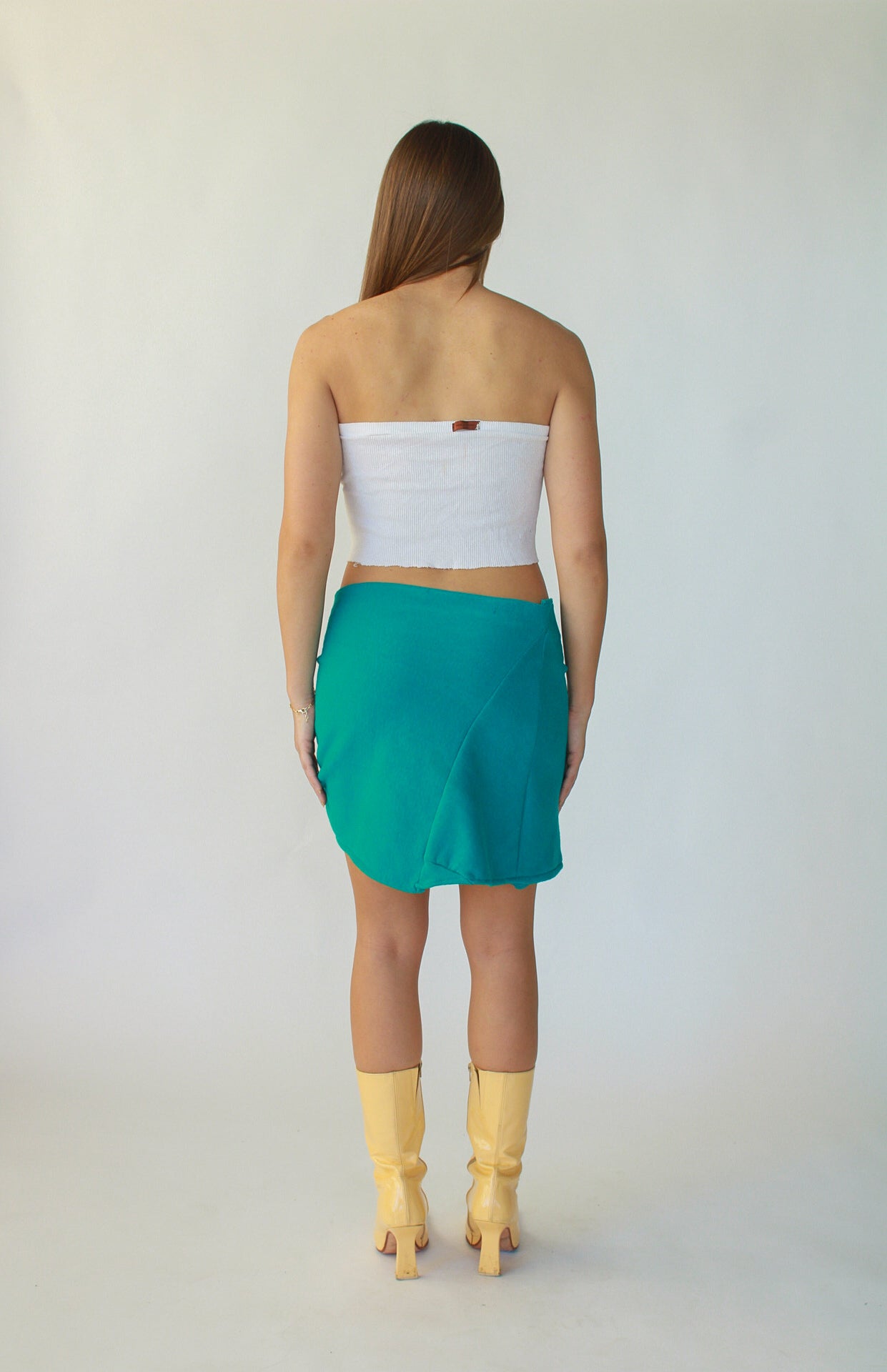 Turquoise Sweat Skirt