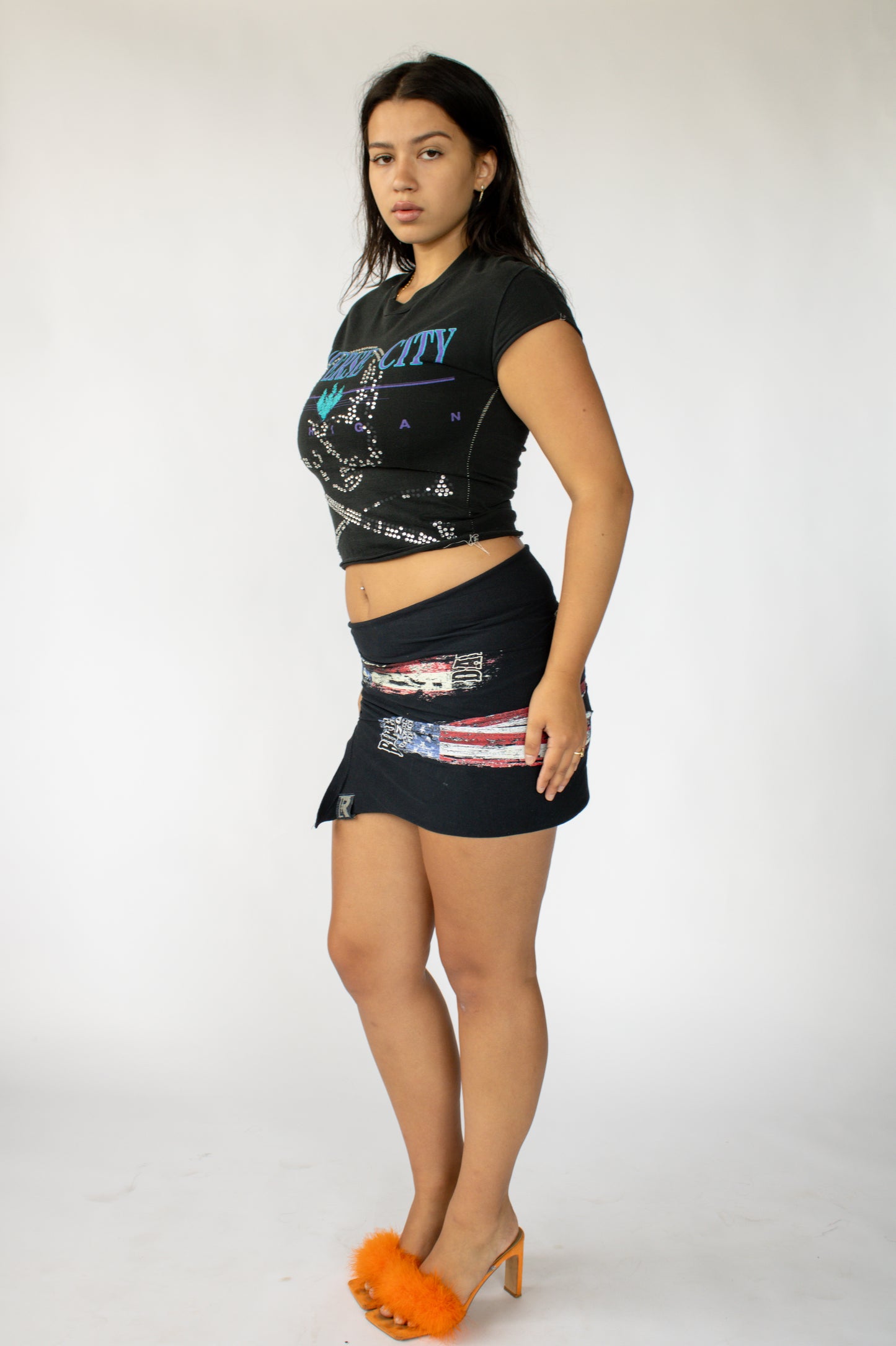 USA Biker T-skirt