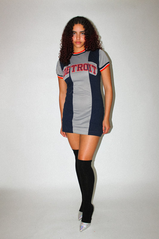 Detroit Tigers Jersey Mini Dress