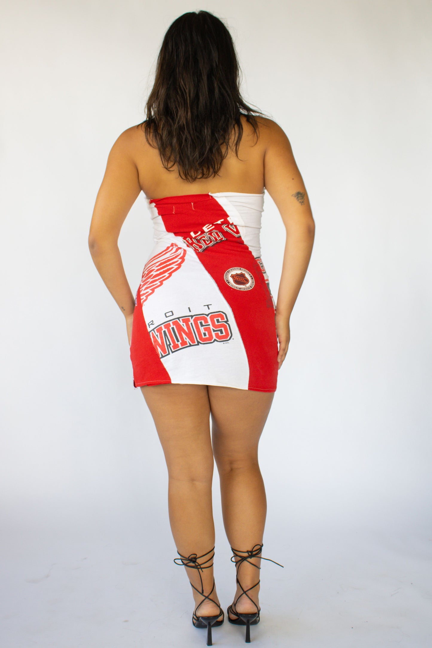 Red Wings Mini Tube Dress